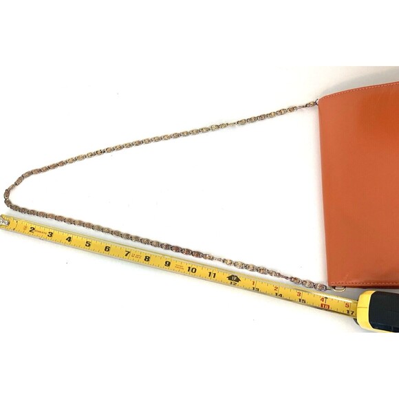 Bellini Handbag 9"Wx7"H Fold over Snap w/Goldtone Chain Handle 16.5"L - Picture 8 of 12